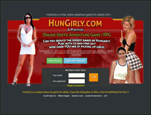 Tablet Screenshot of hungirly.com